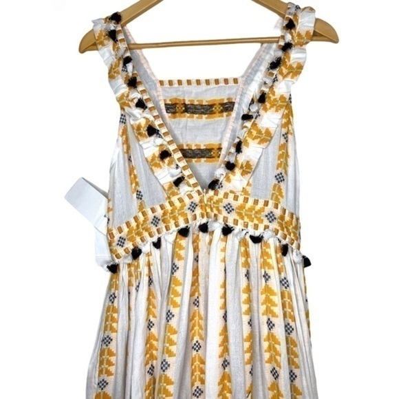 RARE Dodo Bar Or Revolve Alicia Tiered Maxi Dress No Mesh Tassel Summer Gown NWT - Picture 9 of 16